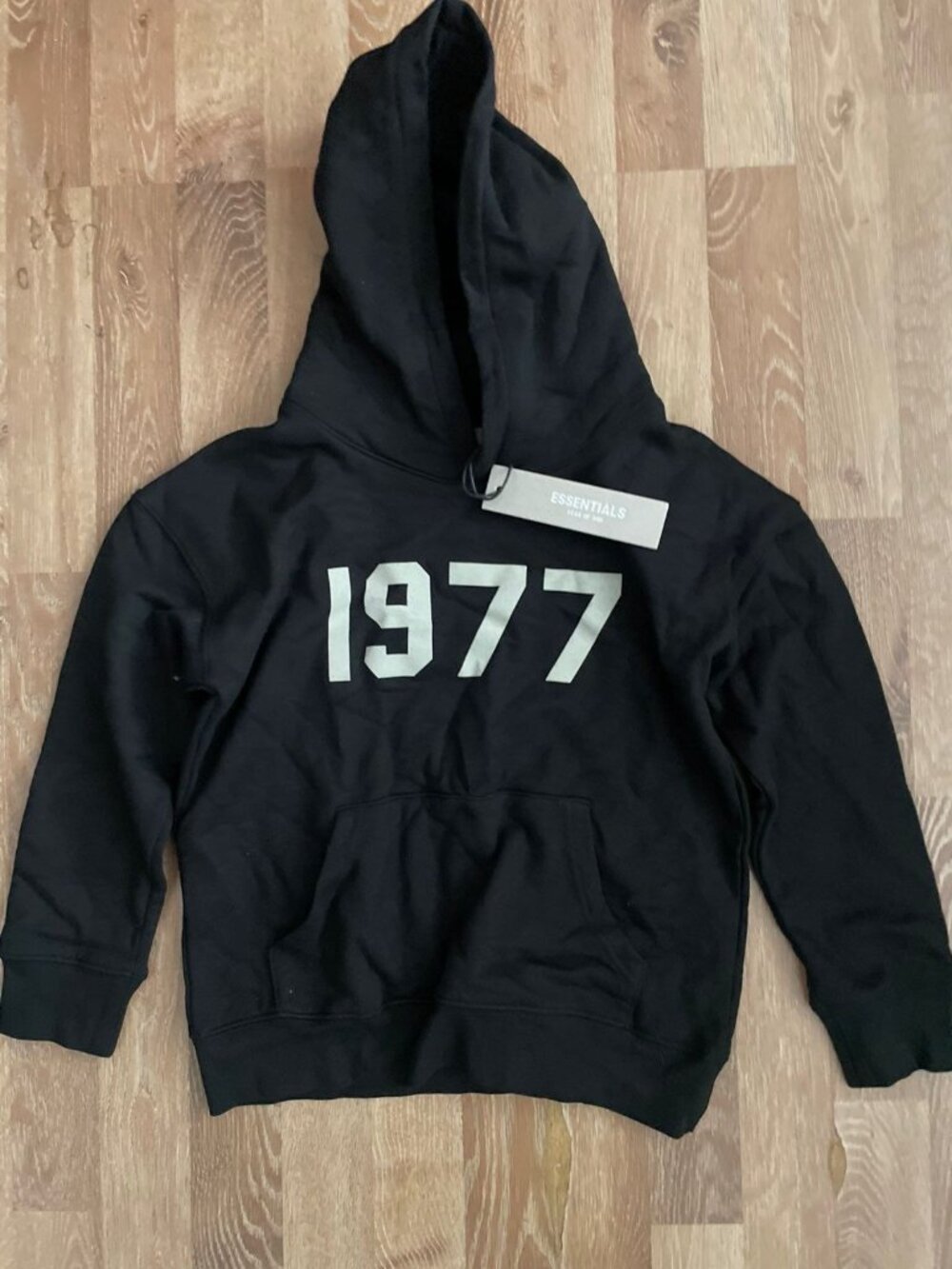 FOG Essentials 1977 Pullover Hoodie Black Kids Size 130 NWT Boys Youth
